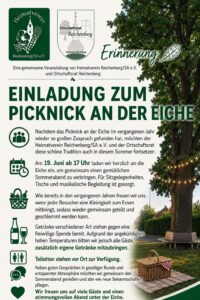 Mehr über den Artikel erfahren Picknick an der Eiche